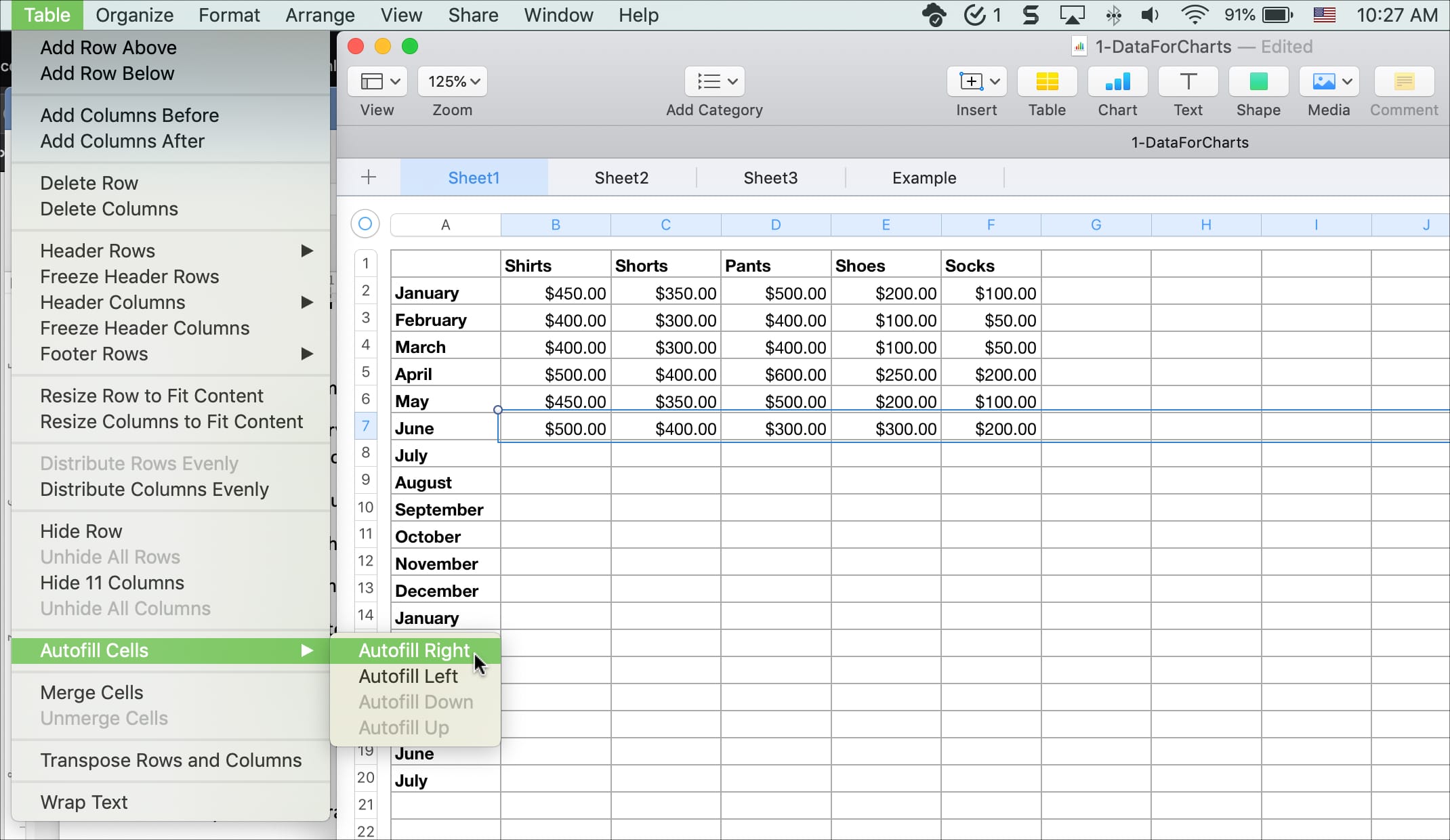 deselect a cell in excel for mac